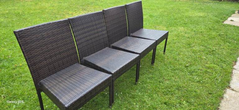 Rattan garden chairs/Can deliver 