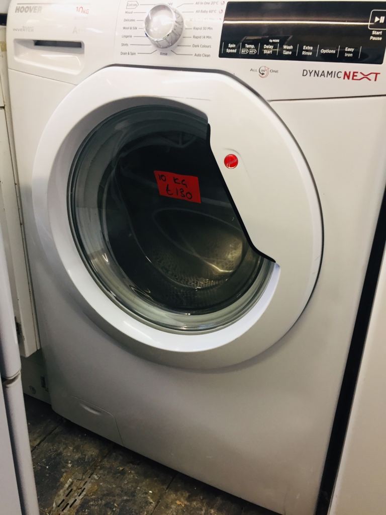 🚚 hoover 10KG load washing machine with large size drum can deliver £130