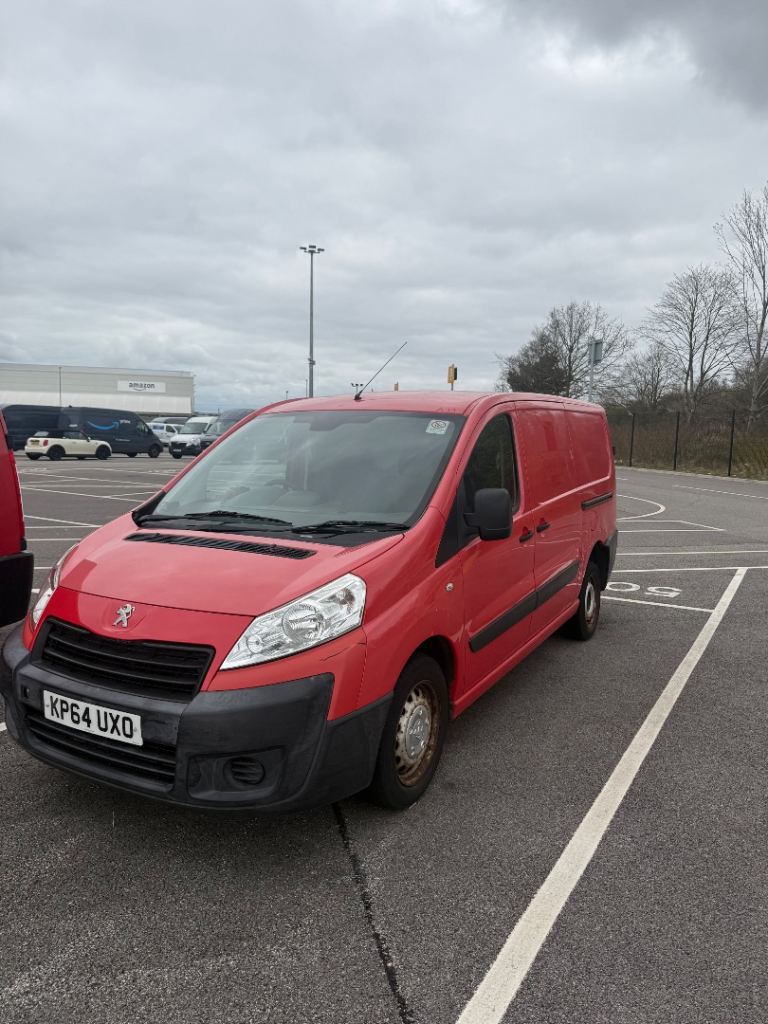 RED PEUGEOT EXPERT - ex Royal Mail Van 