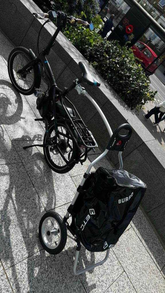 ETC Burro bike cargo trailer as new
