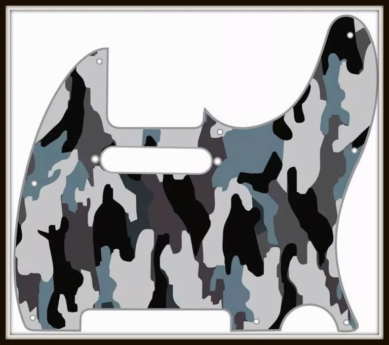 TELECASTER PICKGUARD *REDUCED* GRAPHIC DESIGN
