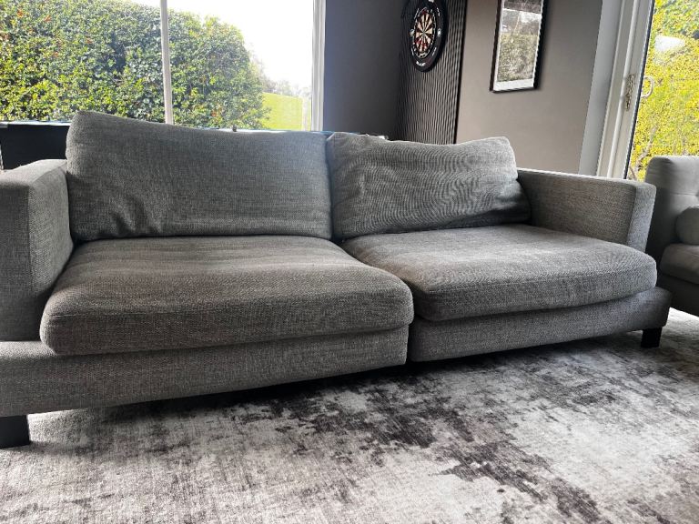 Dwell Large grey sofa