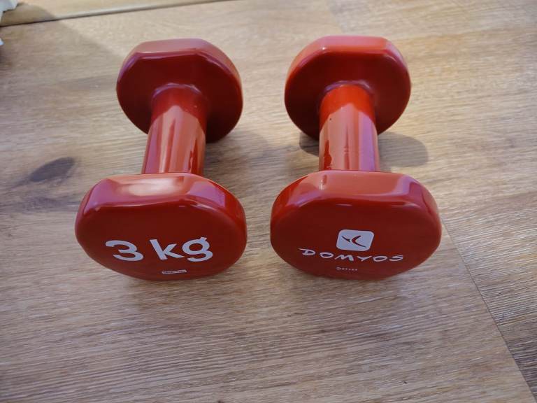 3 kg Fitness Dumbbells Twin-Pack