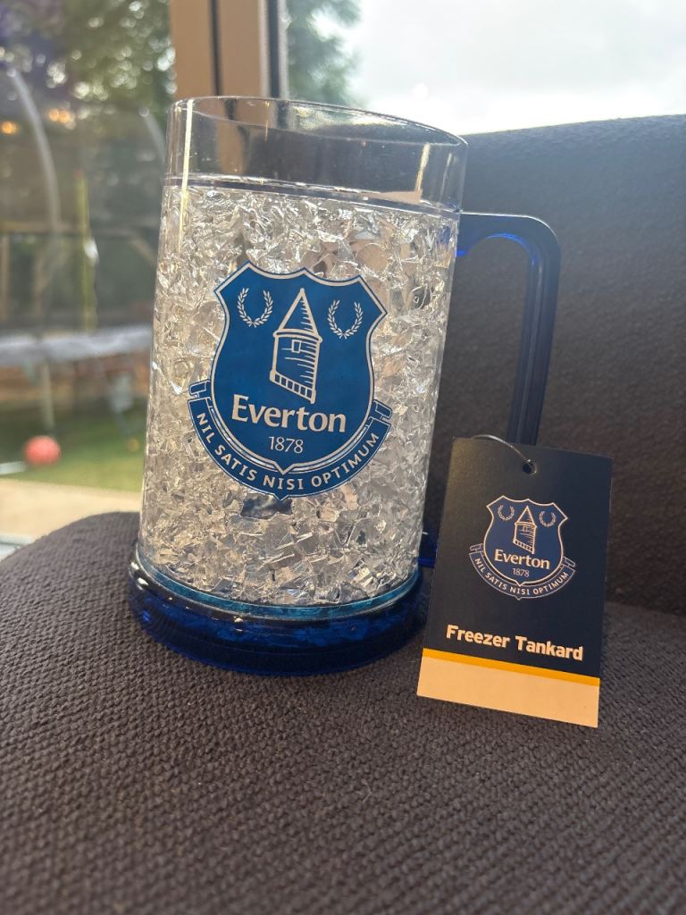 Everton freezer tankard mug 