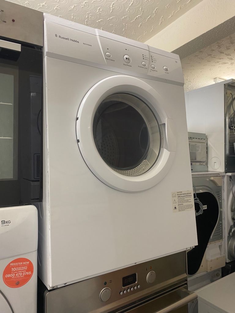 🚚✅WHITE RUSSELL HOBBS CHEAP AND RELIABLE VENTED TUMBLE DRYER £100 WE DELIVER 