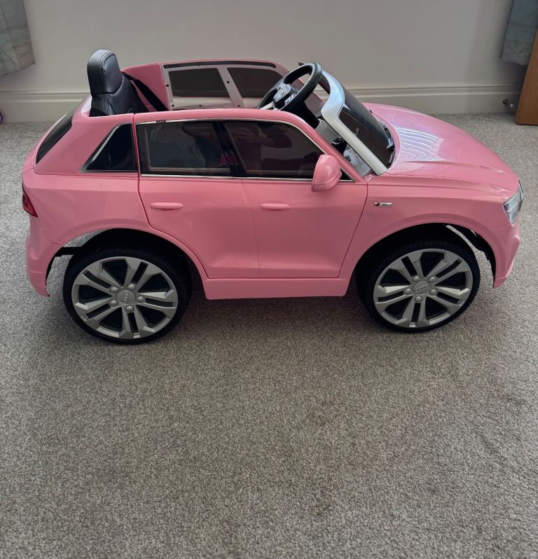 Girls Pink 12V Audi Electric Ride on Car