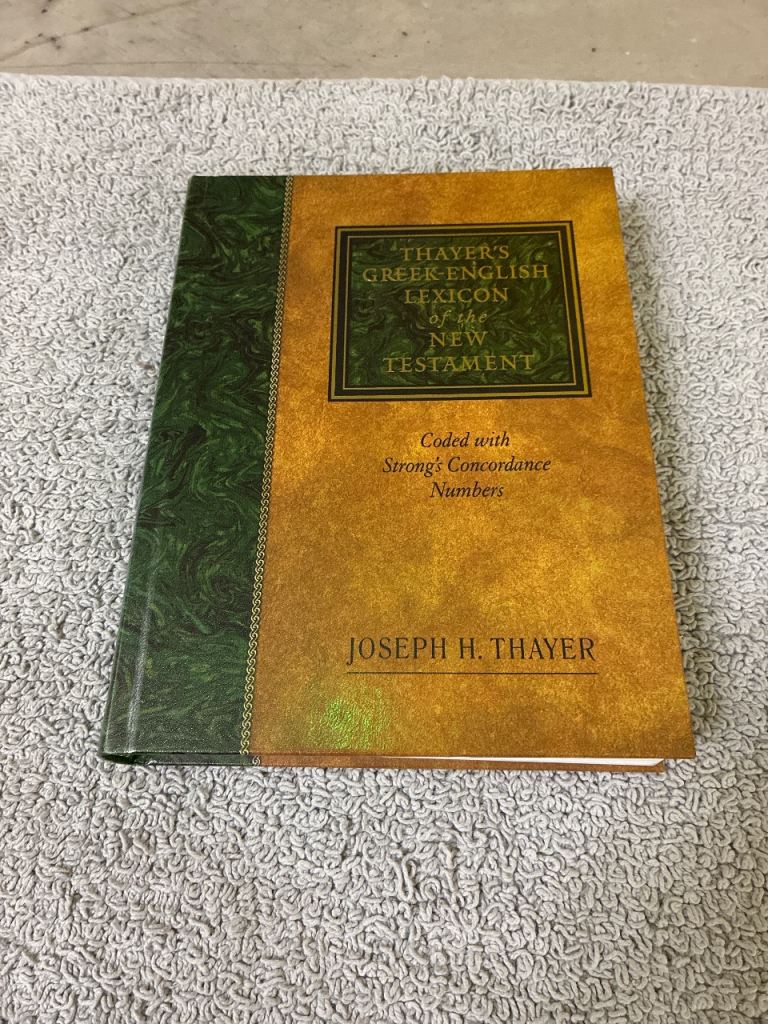 Thayer's Greek-English Lexicon of the New Testament – Good Condition