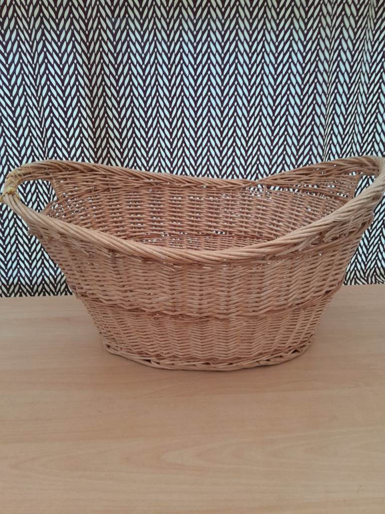 Wicker basket.