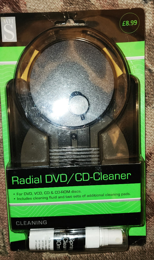 Radial DVD/CD Cleaner 