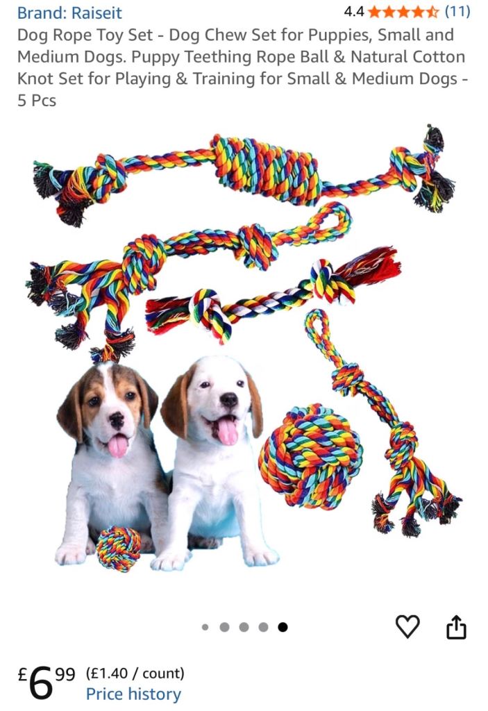 Dog Rope Toy - Job Lot 31 units 