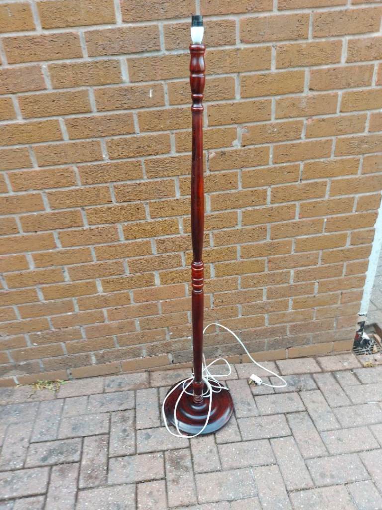 image for Wooden standard lamp