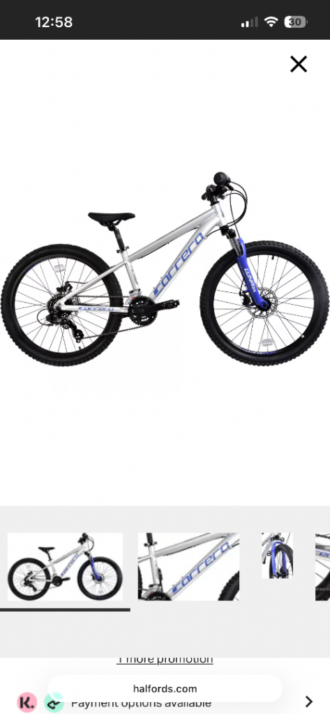 image for Girls 24 inch bike