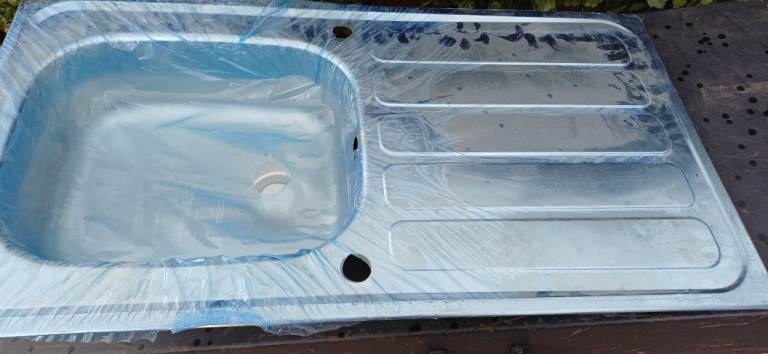 New Stainless Steel Kitchen Sink with Right Hand Drainer