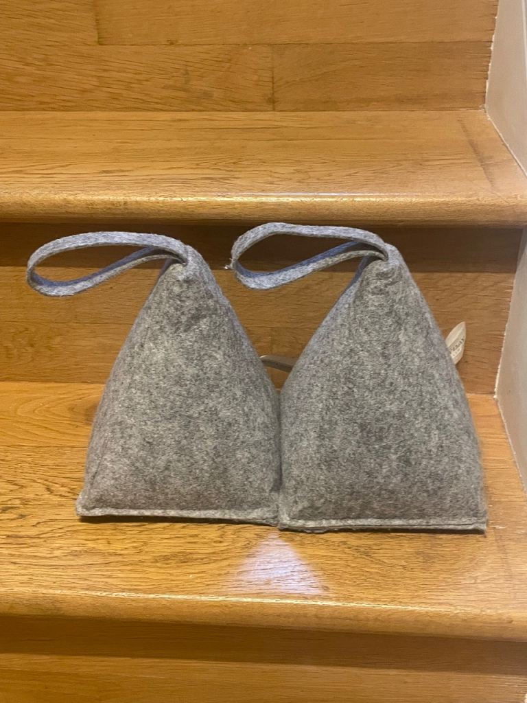 John Lewis - Grey felt door stops 
