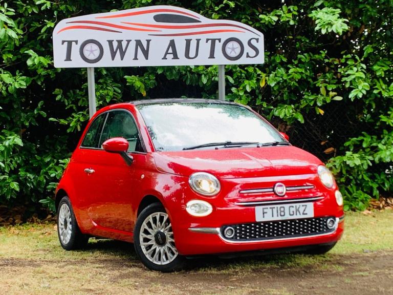 2018 Fiat 500 1.2 Lounge Euro 6 (s/s) 3dr HATCHBACK Petrol Manual