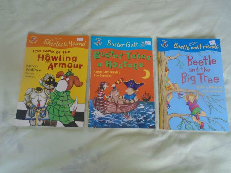 Colour Young Hippo child reading books x 3 - new - £1 EACH school nursery