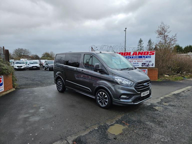 2019 ON 69 PLATE FORD TRANSIT CUSTOM 310 SPORT TDCI 170 CREW VAN ULEZ FREE ZONE