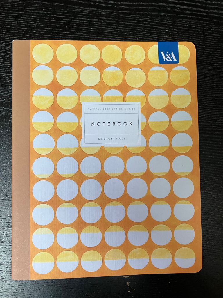 New Notebook Playful Geometrics Yellow Eclipse Premium Exercise Book. Kaleido  RRP £8