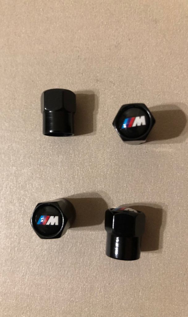 Brand New Bmw Alloy Wheel Tyre Valve Caps M logo design