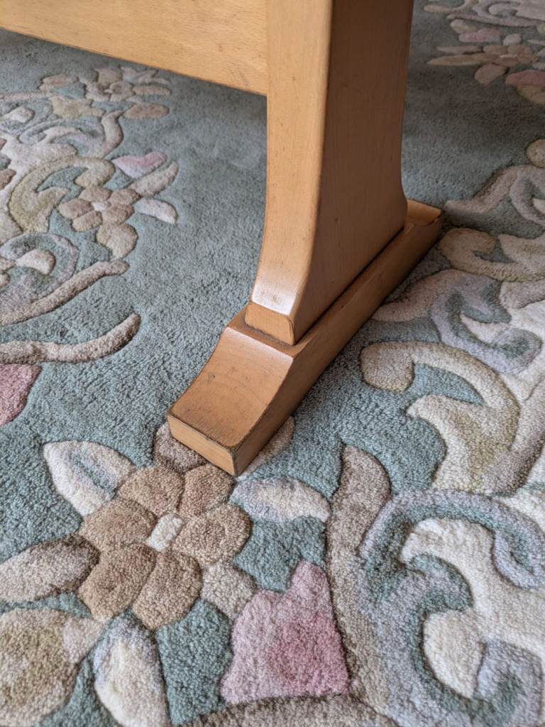Ercol dining table. Slimline 610, drop leaf