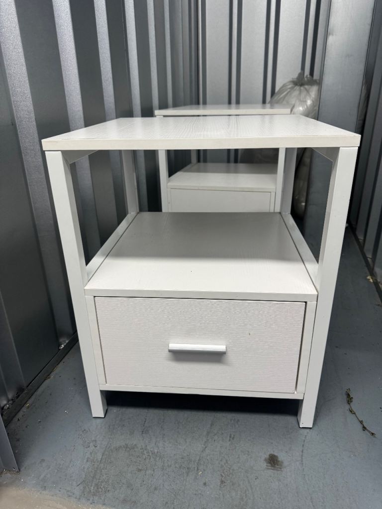image for Bedside table - white 