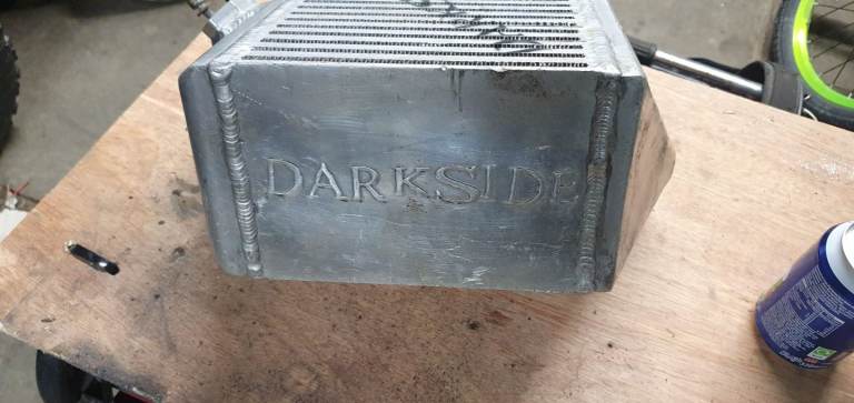 MK4 golf GTi dark side side mount intercooler 