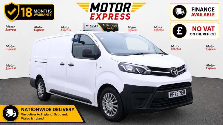 2022 Toyota ProAce 2.0D 140 Icon Van PANEL VAN Diesel Manual