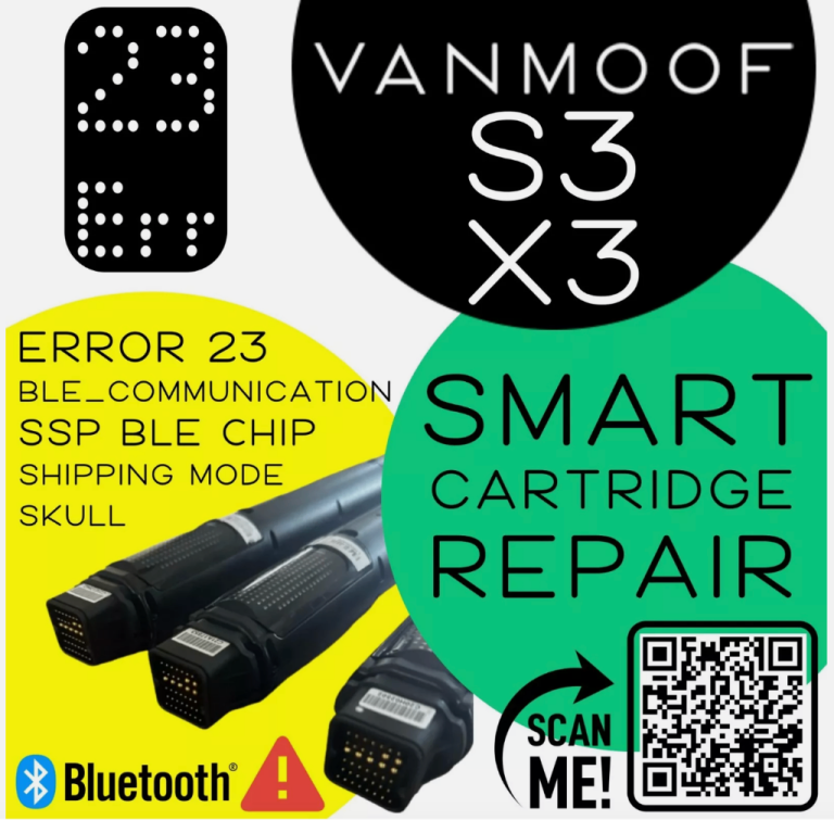 🚲 ORIGINAL VanMoof S3 X3 Smart Cartridge Repair. Any errors.