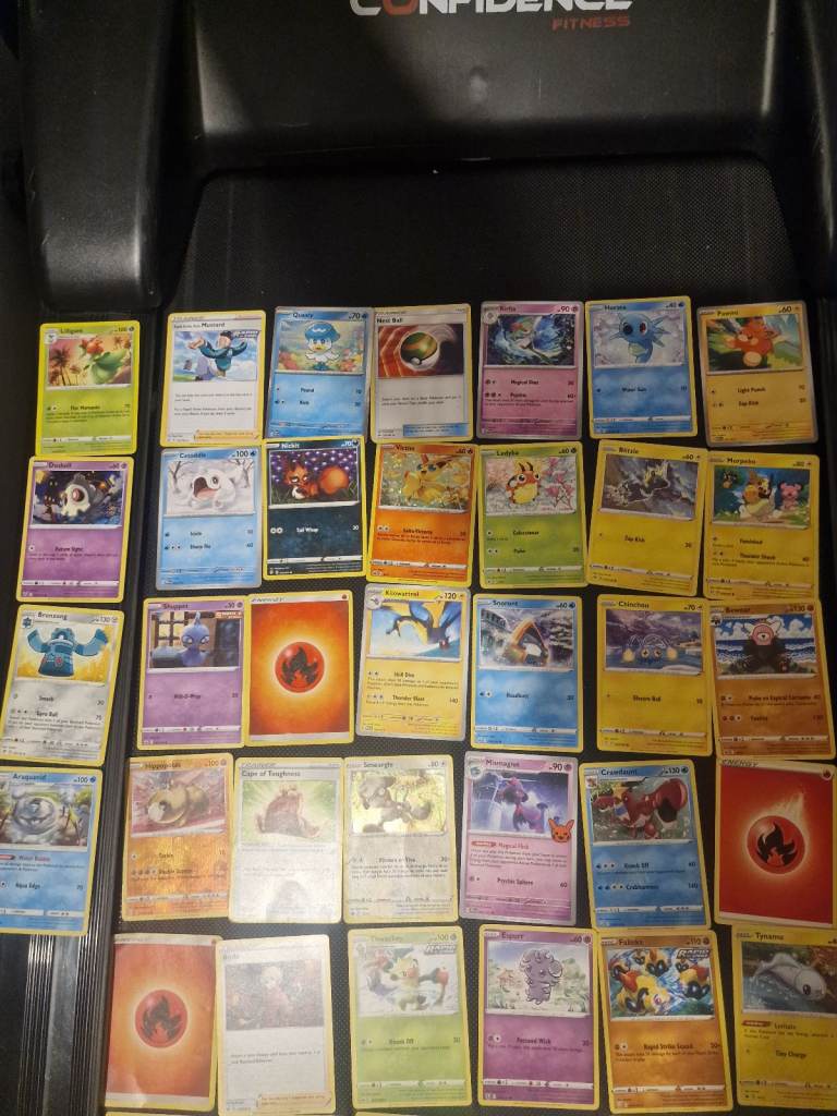 Pokémon and football cards