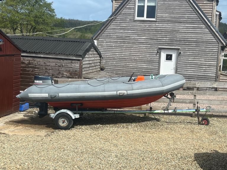 4.7 Avon Searider Rib Boat 70hp Yamaha outboard
