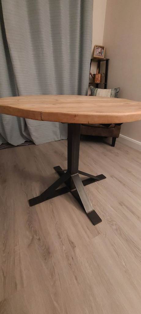 Industrial dining table