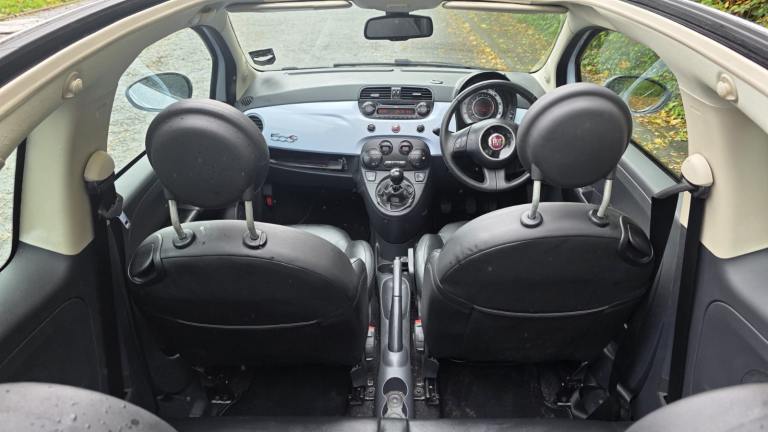 Fiat, 500, Convertible, 2009, Manual, 1368 (cc), 3 doors