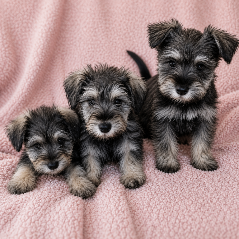 Miniature Schnauzer Puppies – Pepper & Salt Boys and Girls