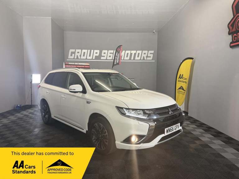 2016 Mitsubishi Outlander 2.0h 12kWh GX4h CVT 4WD Euro 6 (s/s) 5dr ESTATE Petrol/Electric Hybrid ...