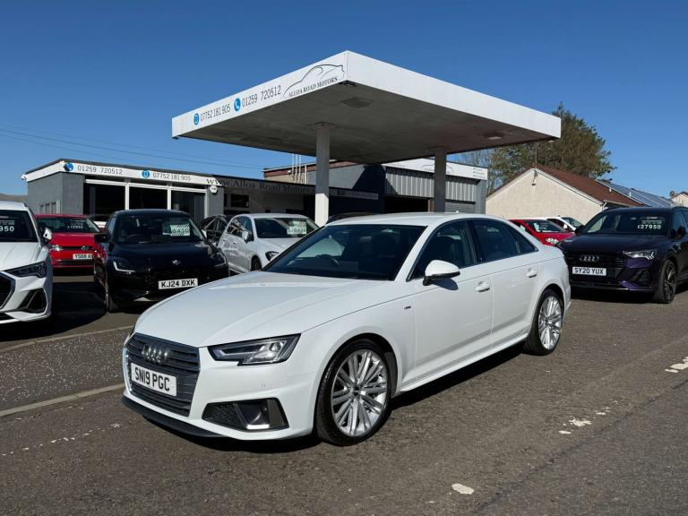 2019 Audi A4 2.0 A4 S Line 40 TDI Quattro Semi-Auto 4WD 4dr Saloon Diesel Automatic