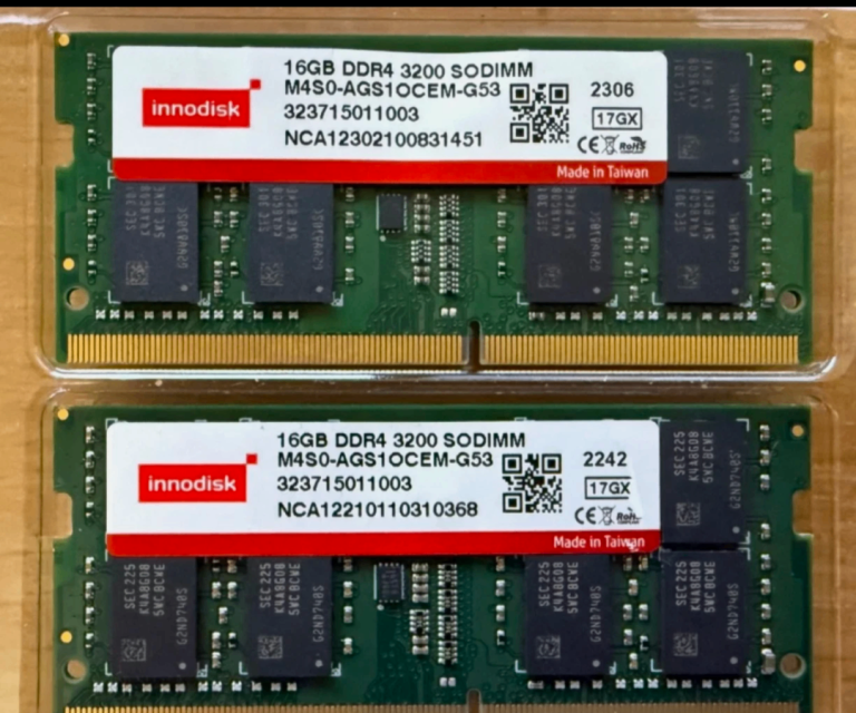 32 GB Laptop memory 