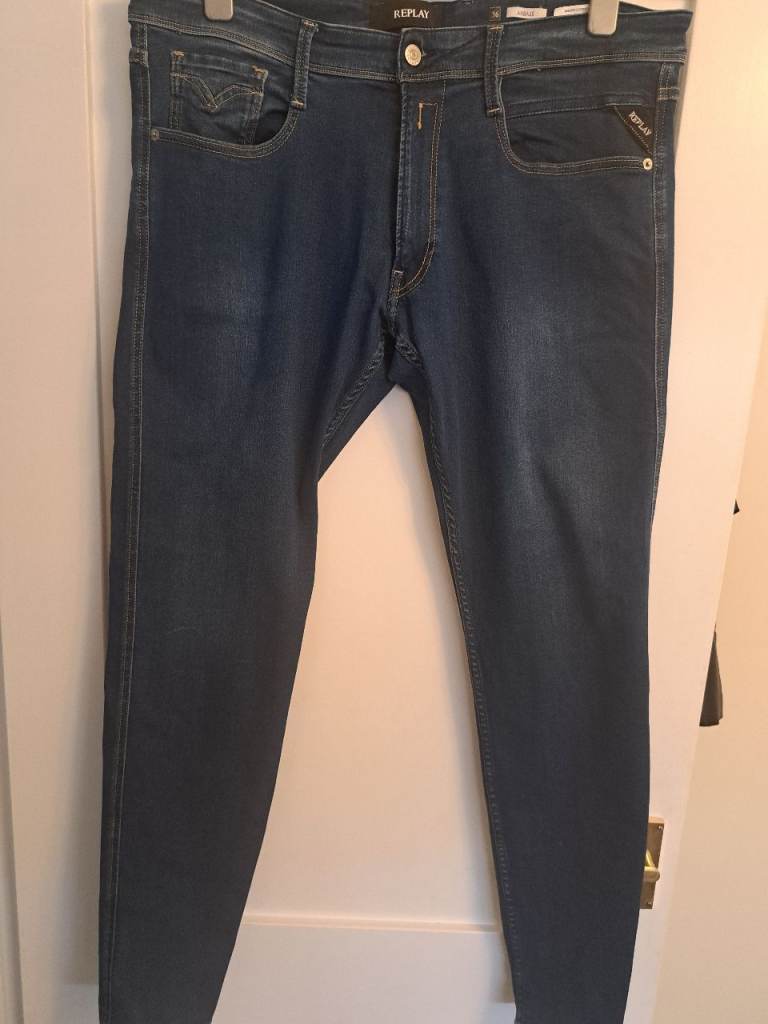 Replay mens dark denim jeans 
