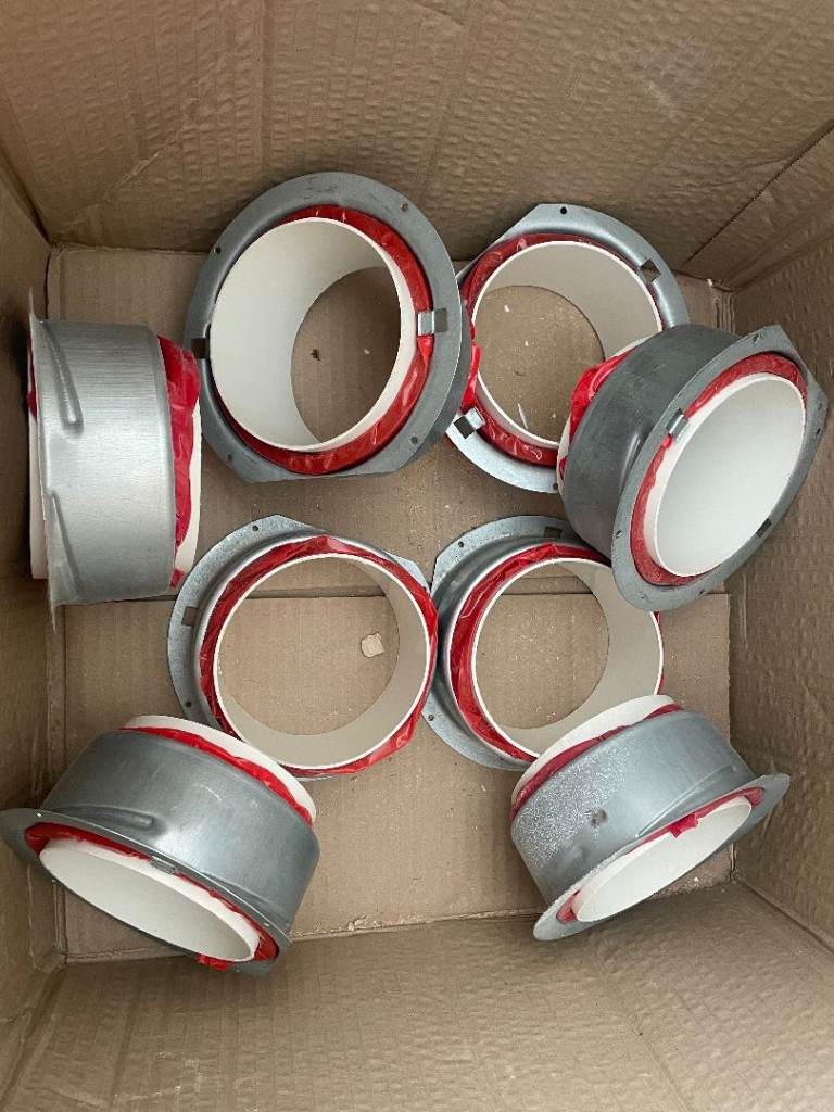 8x Astro Ceiling Fan Firestop (Diameter 100mm)