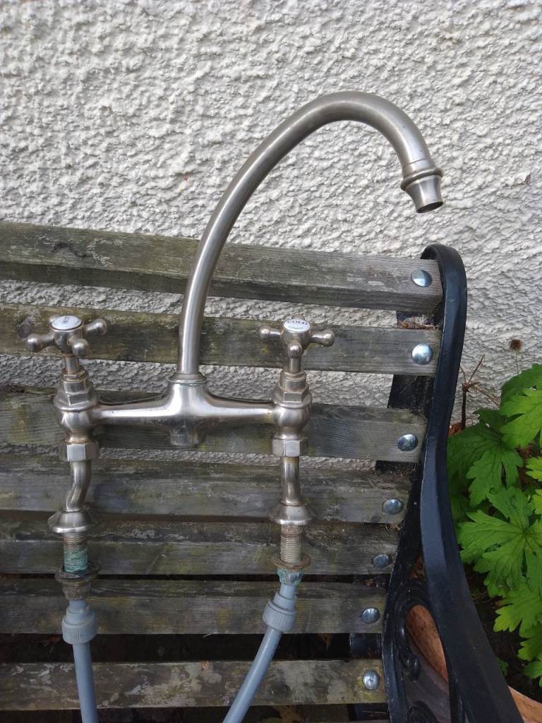 Used Kitchen Mixer Tap - Traditional Style, Good Condition