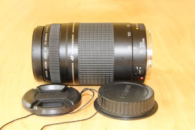 Canon EF 75-300mm Zoom Lens – Good Condition