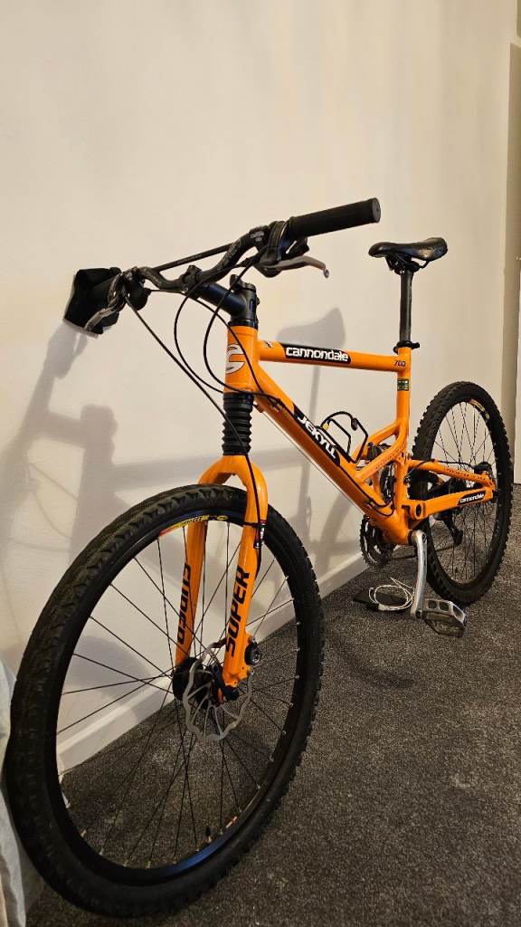 💥 TOP RETRO CANNONDALE JEKYLL F700 FULL SUSPENSION MTB💥 NEW CONDITION/ BARN FIND