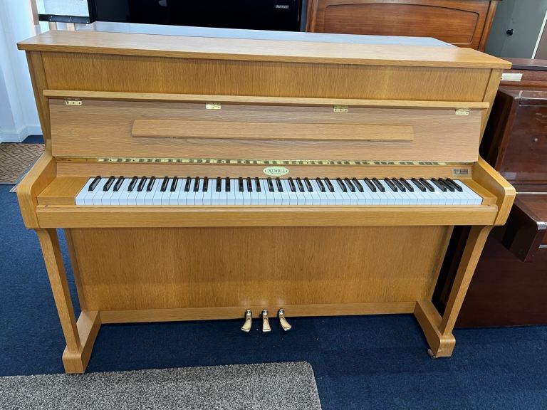  Rare Kemble Concerto Upright 3 Pedal Piano Serviced Full Regulation and Tuned
