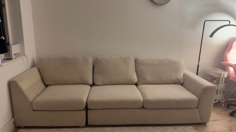 Beige sofa 