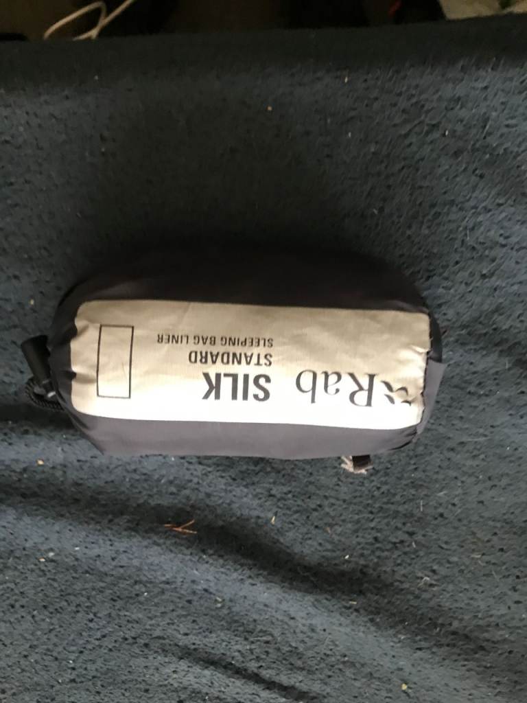 Rab Silk Standard Sleeping Bag Liner - Good Condition - Ultralight Camping