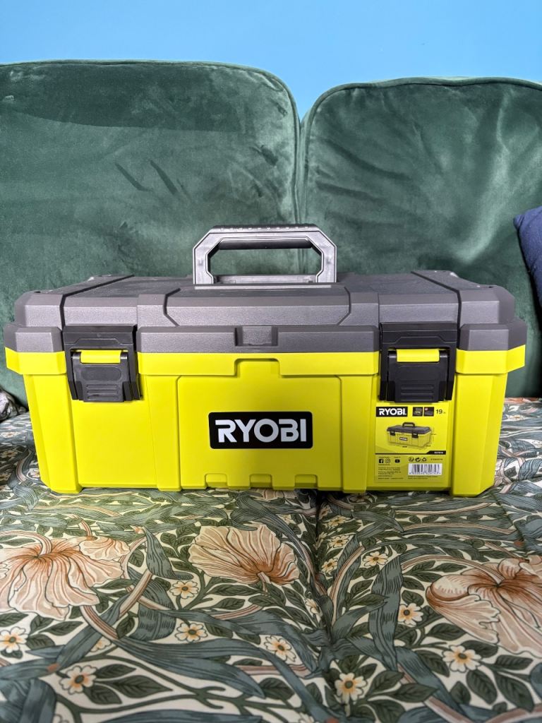 New Ryobi Toolbox – Yellow and Grey, Unused