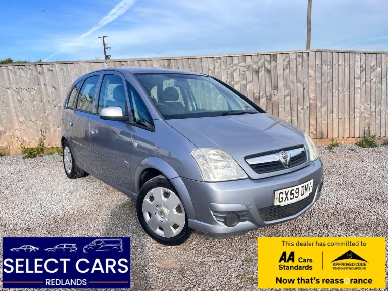 2009 Vauxhall Meriva 1.4i 16v Club MPV 5dr Petrol Manual (148 g/km  89 bhp)