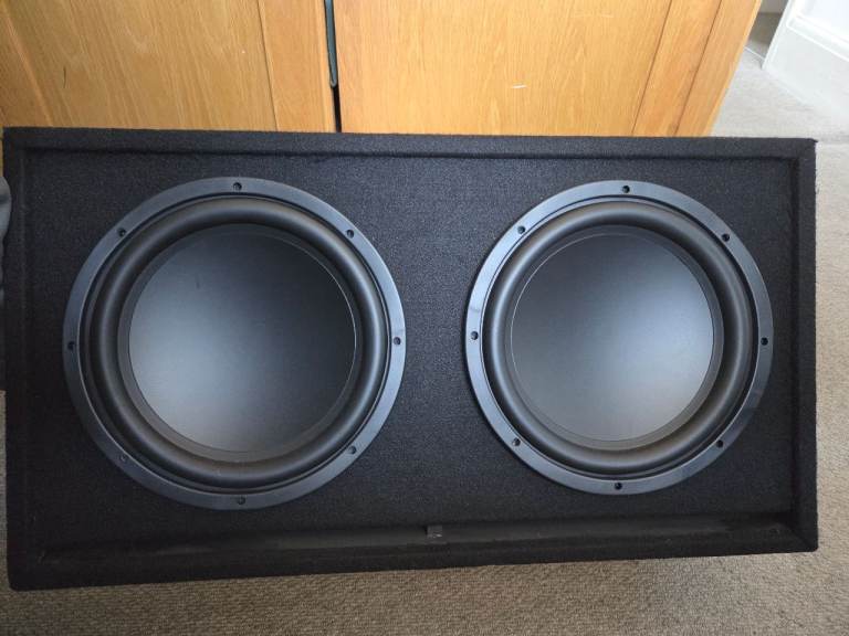 3600W Double 12" OE Audio Active Ported Car Subwoofer - Mega Bass