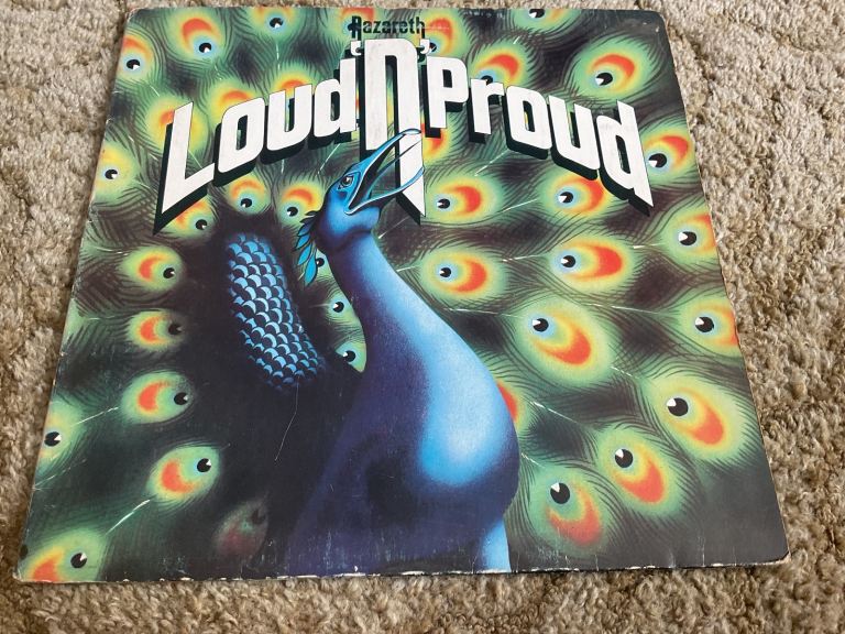 NAZARETH - LIVE N PROUD LP HARD ROCK 