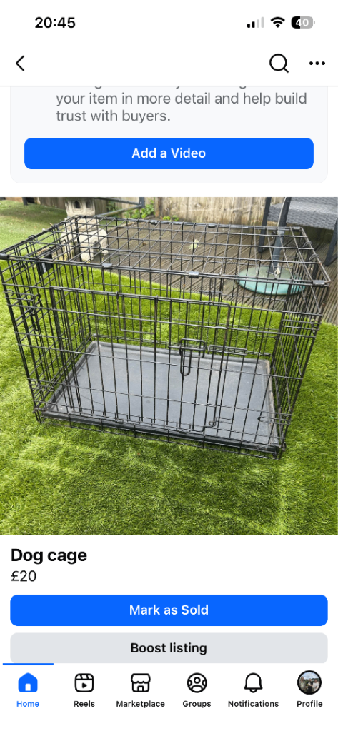 Portable Dog cage