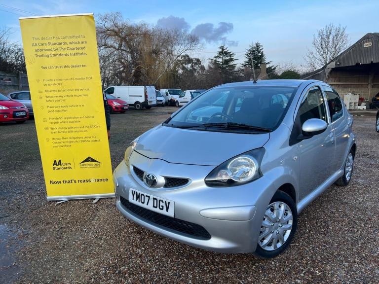 2007 Toyota AYGO 1.0 VVT-i + 5dr MMT HATCHBACK PETROL Automatic